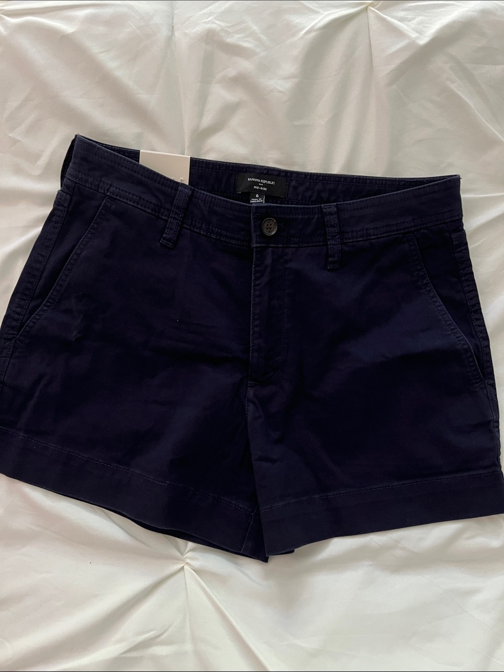 NWT 4” Banana Republic Navy Chino Shorts